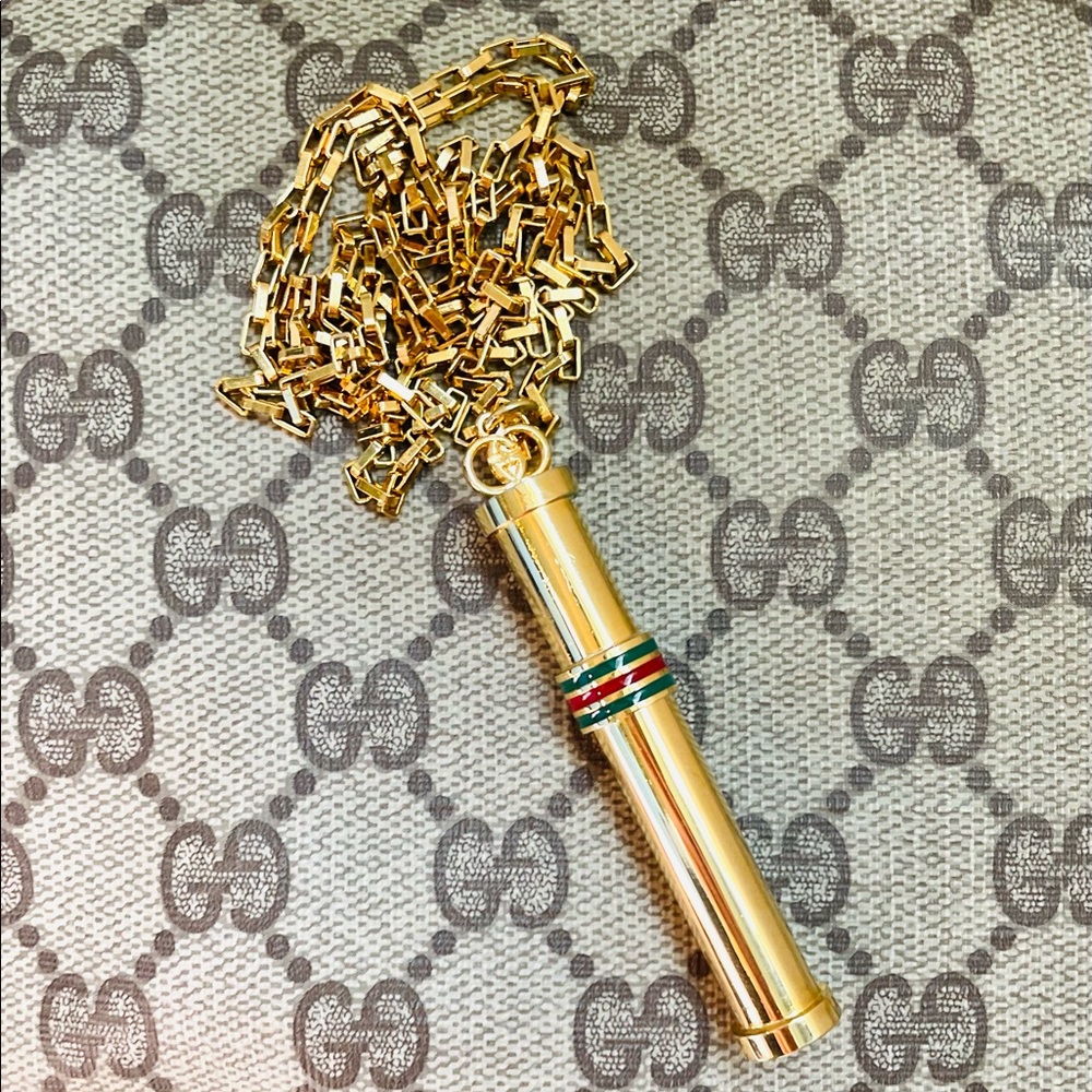 Gucci Sherry Line Perfume Vial Necklace